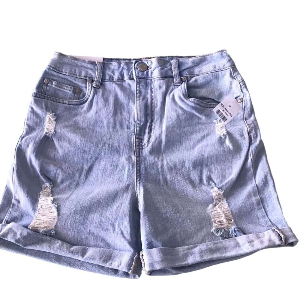 💕 U2B Urban Basics High Rise Jean Shorts Size 7 New With Tags